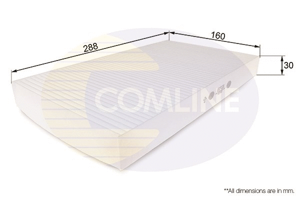 Filter, cabin air (EKF120)