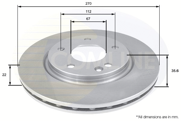 Brake Disc (ADC1666V)