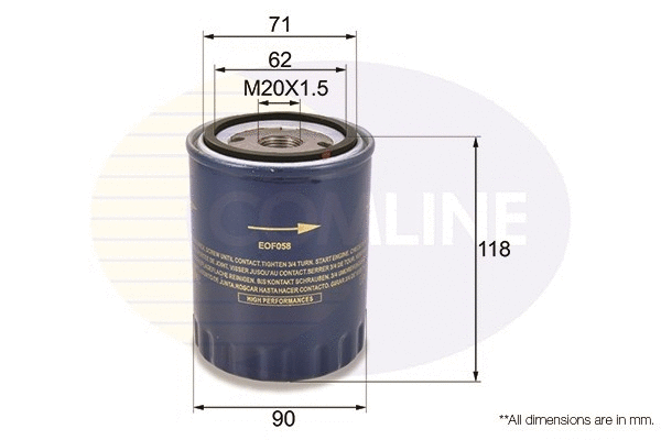 Oil Filter (EOF058)