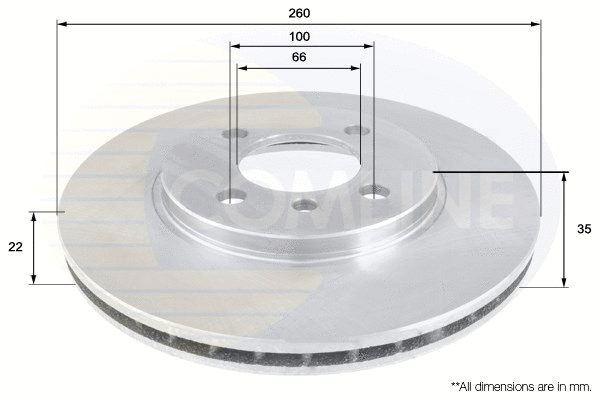 Brake Disc (ADC1709V)