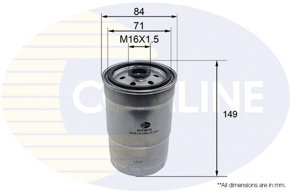 Fuel Filter (EFF287D)