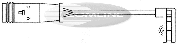 Warning Contact, brake pad wear (WL037)