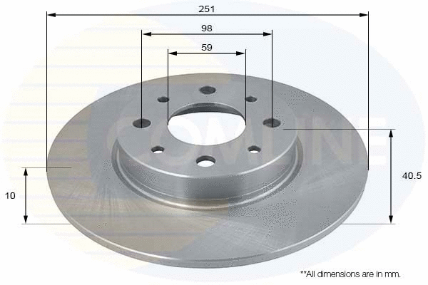 Brake Disc (ADC1835)