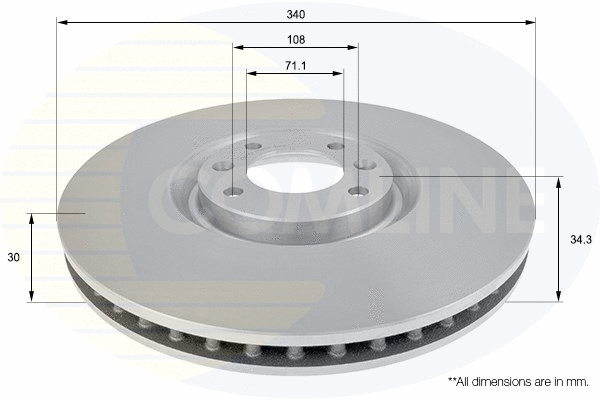 Brake Disc (ADC2715V)