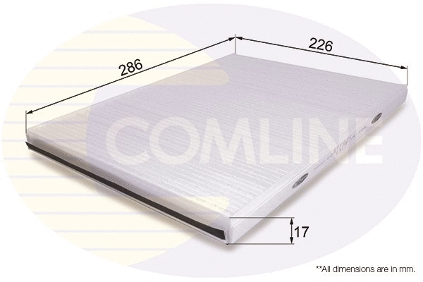 Filter, cabin air (EKF234)