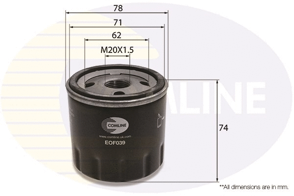 Oil Filter (EOF039)