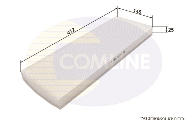 Filter, cabin air (EKF166)