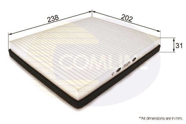 Filter, cabin air (EKF218)