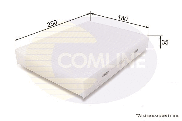 Filter, cabin air (EKF386)