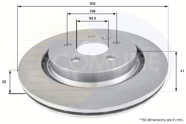 Brake Disc (ADC1921V)