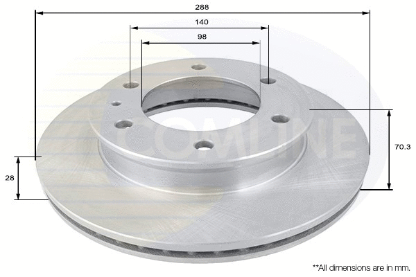 Brake Disc (ADC1239V)