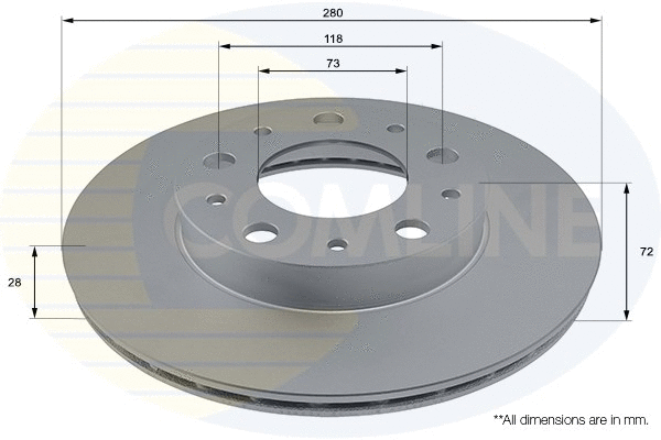 Brake Disc (ADC2867V)