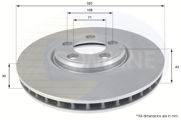 Brake Disc (ADC1254V)