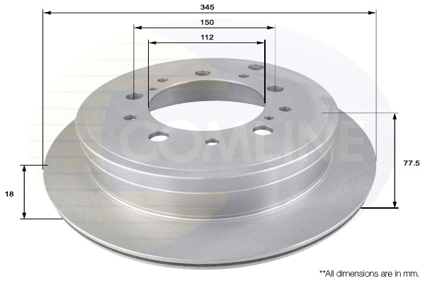 Brake Disc (ADC2502V)