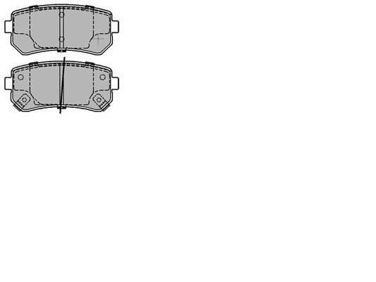 Brake Pad Set, disc brake (ADB31672)
