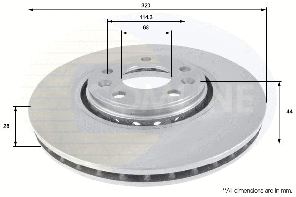 Brake Disc (ADC1582V)