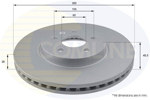 Brake Disc (ADC1162V)
