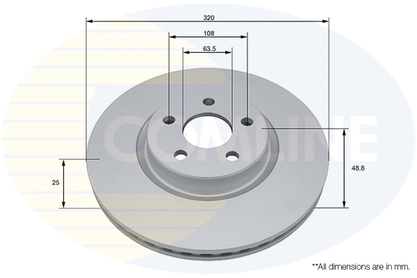 Brake Disc (ADC5083V)