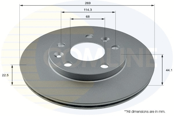 Brake Disc (ADC2730V)