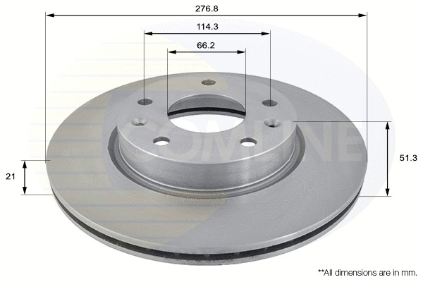 Brake Disc (ADC1309V)