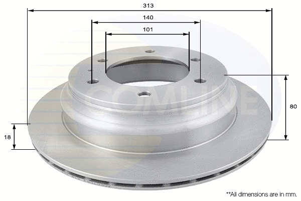 Brake Disc (ADC0708V)