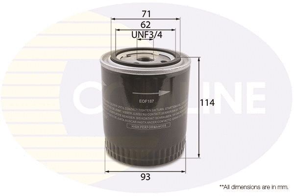 Oil Filter (EOF187)