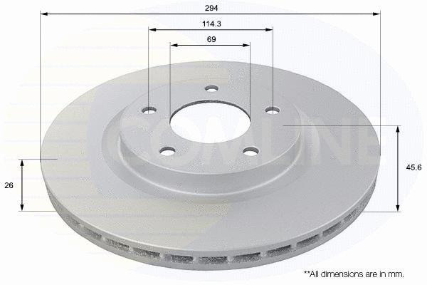 Brake Disc (ADC2721V)