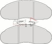 Brake Pad Set, disc brake (ADB0183)