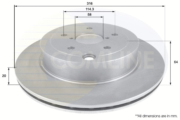 Brake Disc (ADC0822V)