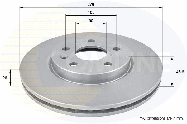 Brake Disc (ADC1151V)
