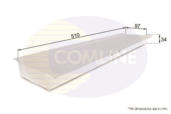 Filter, cabin air (EKF155)