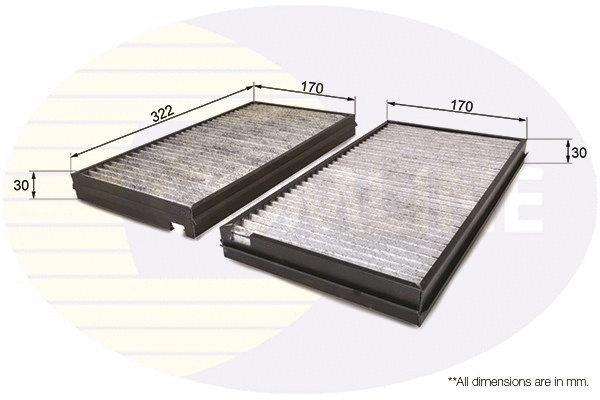 Filter, cabin air (EKF158A)