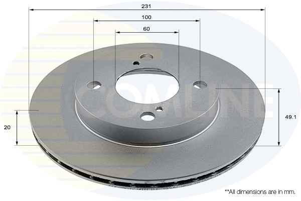 Brake Disc (ADC2851V)