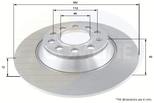 Brake Disc (ADC1482)