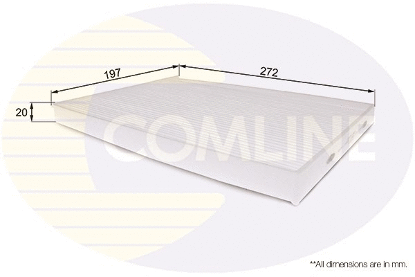 Filter, cabin air (EKF190)