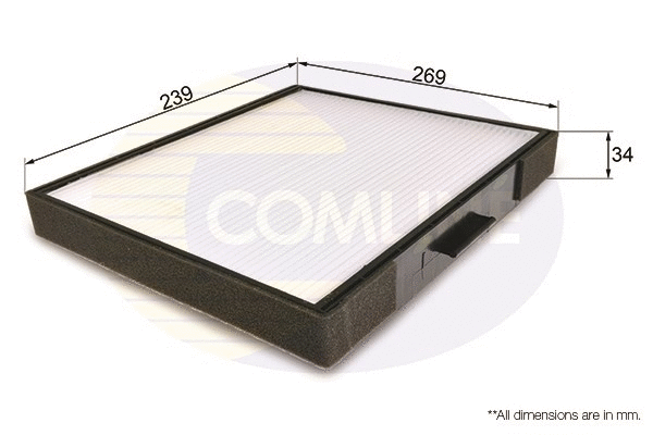 Filter, cabin air (EKF208)