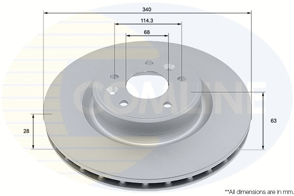 Brake Disc (ADC2957V)