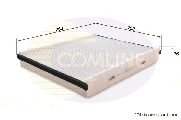 Filter, cabin air (EKF375)