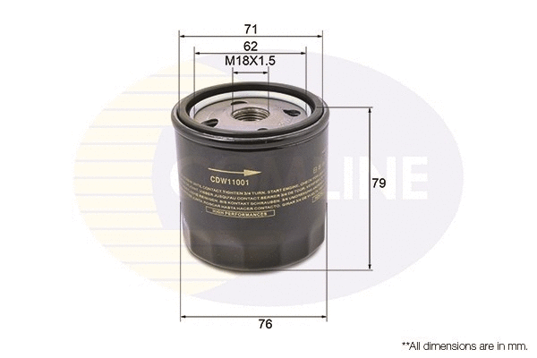 Oil Filter (CDW11001)