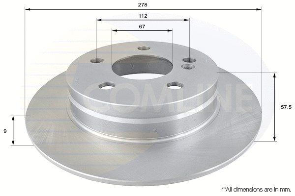 Brake Disc (ADC1665)