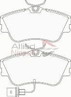 Brake Pad Set, disc brake (ADB1419)