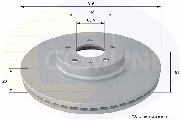 Brake Disc (ADC1273V)