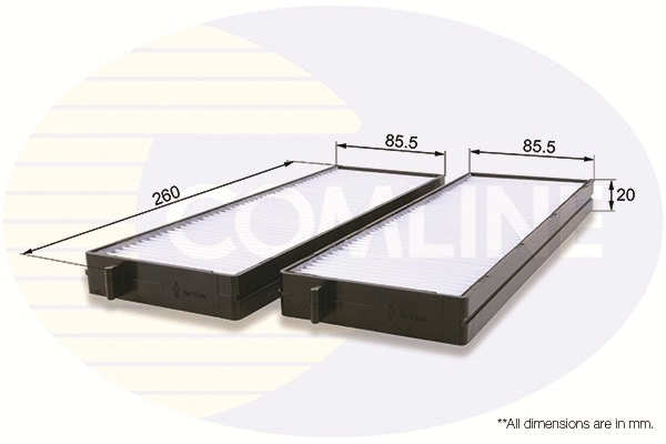 Filter, cabin air (EKF326-2)