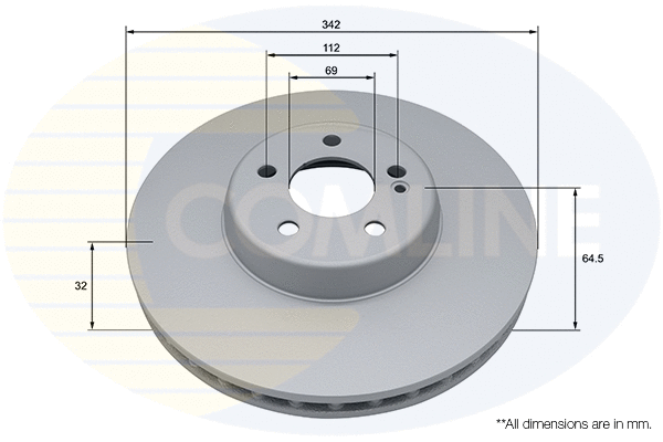 Brake Disc (ADC5031V)