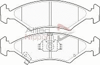 Brake Pad Set, disc brake (ADB3936)