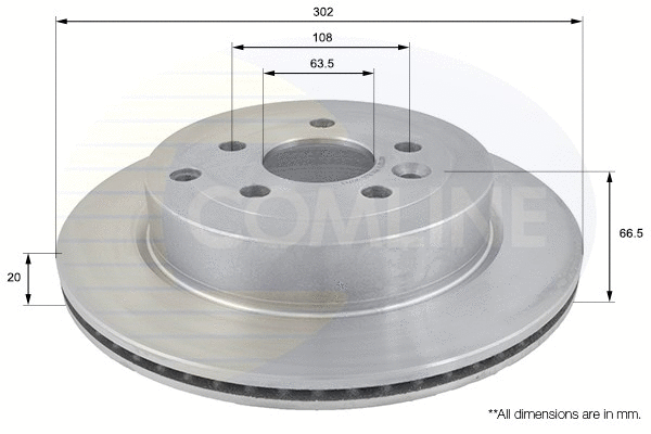 Brake Disc (ADC1327V)