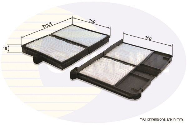 Filter, cabin air (EKF243)