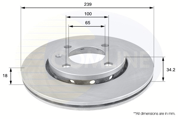 Brake Disc (ADC1413V)