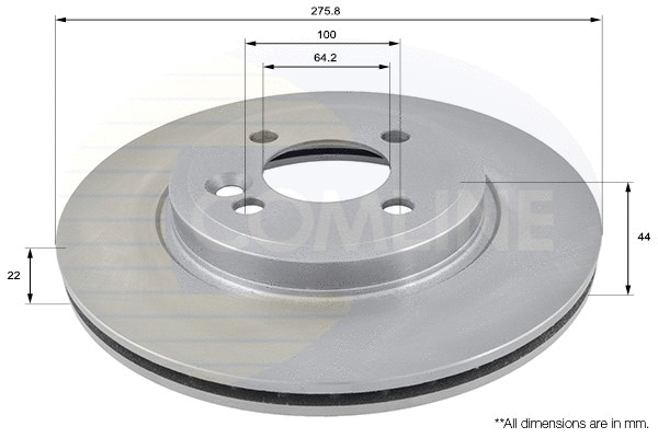 Brake Disc (ADC1713V)