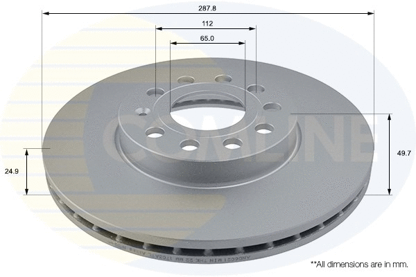 Brake Disc (ADC1455V)
